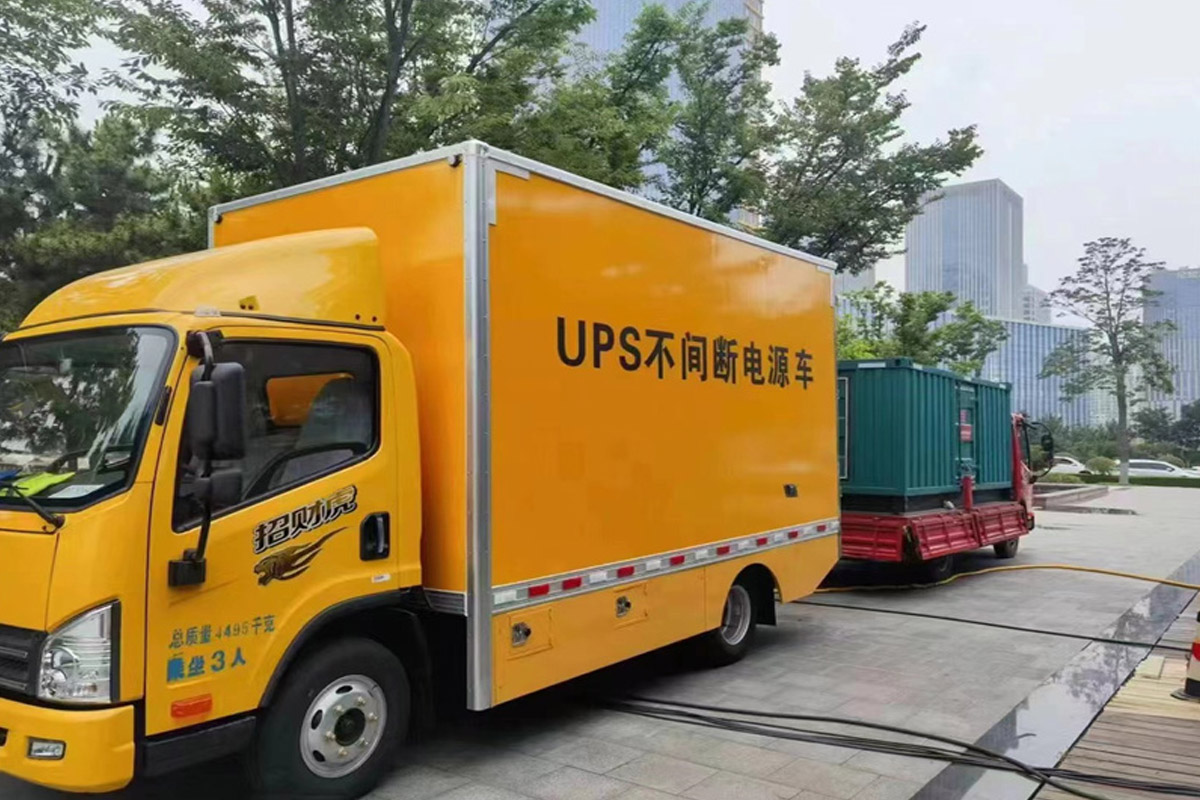 龙泉驿发电机租赁施工现场