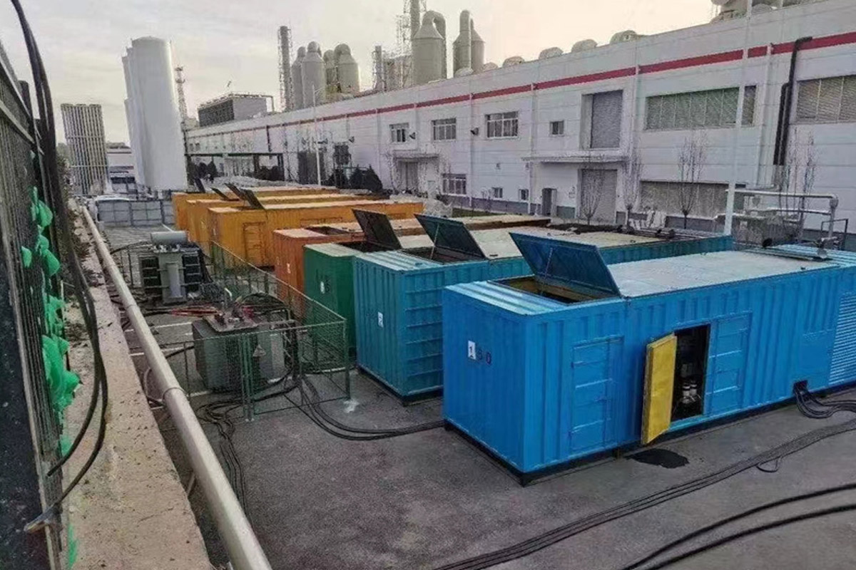 龙泉驿发电机租赁施工现场